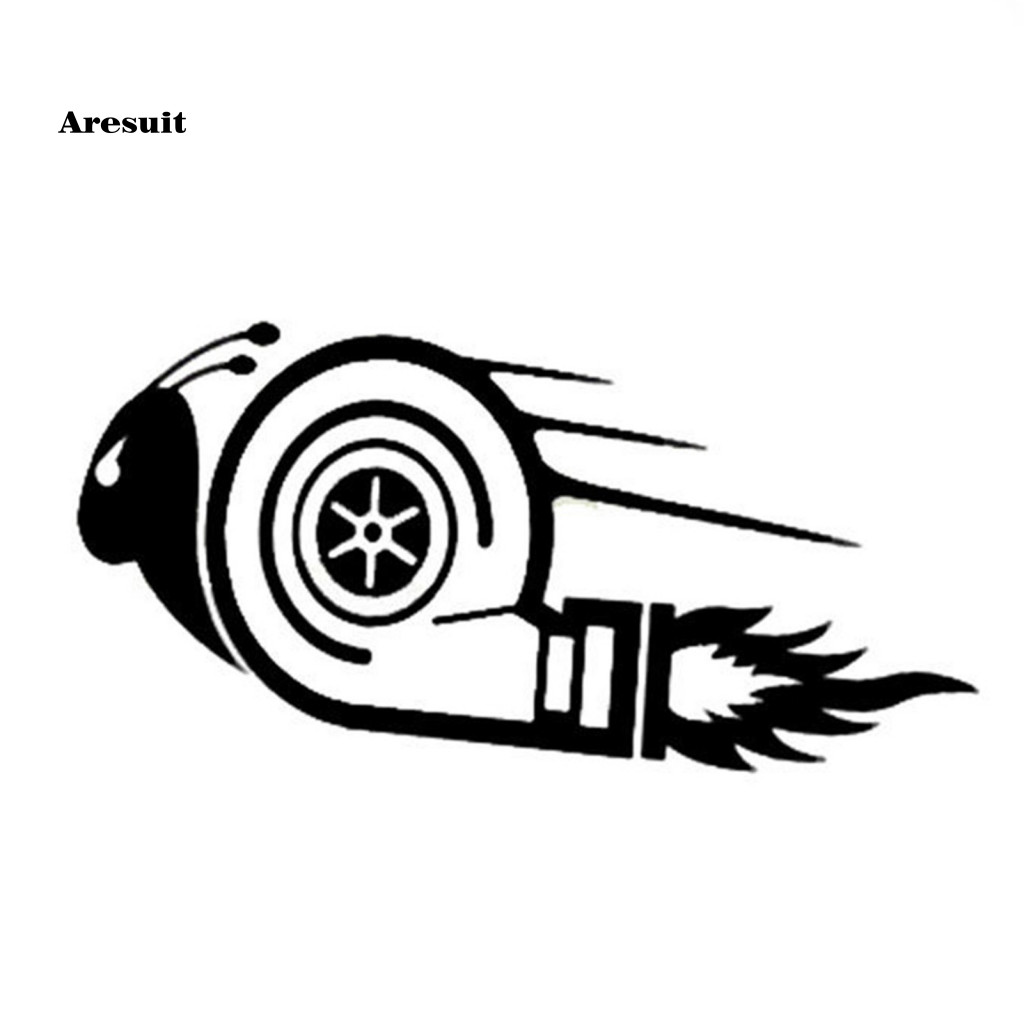 [Aresuit] Decal phản quang xe máy Turbo Snail Racing sành điệu
