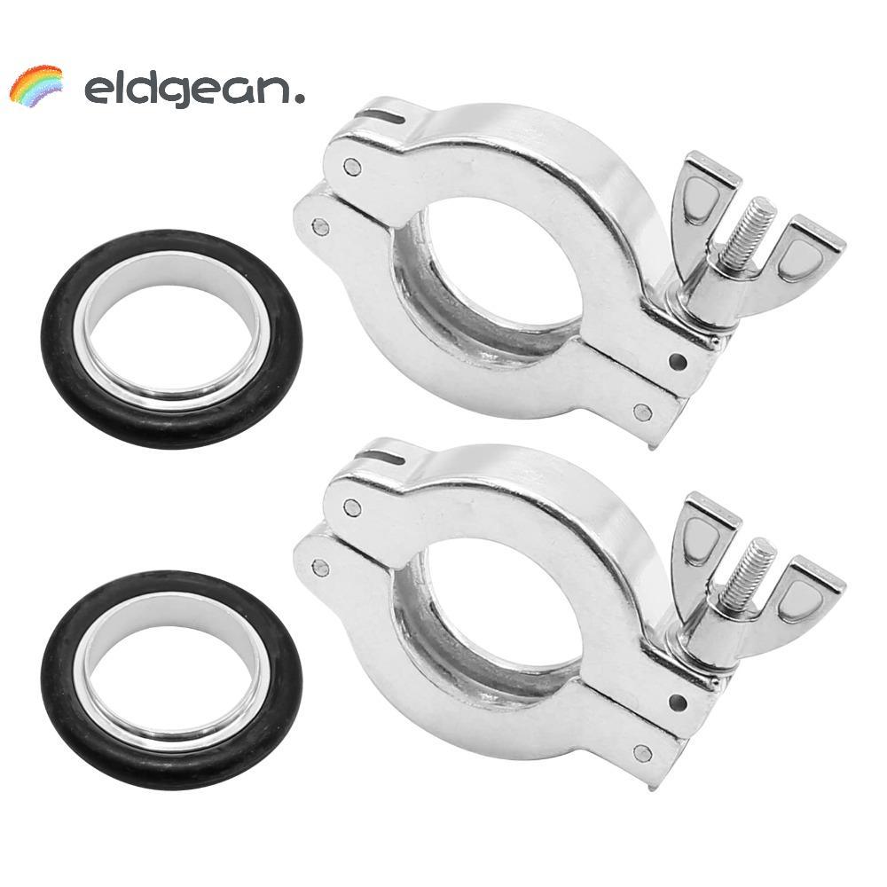 Kẹp nhôm ELDGEAN KF25, Vòng định tâm bằng nhôm màu đen O TYPE, Cao su di động KF25 Cánh bạc Đai ốc b