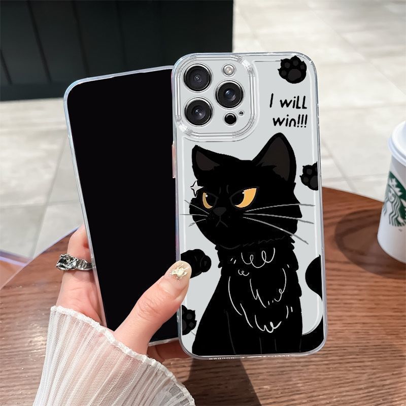 [Khuyến nghị cửa hàng] Cool Cat Thích hợp cho vỏ điện thoại Apple 17 iPhone16 Phong cách mới 14ROMAX