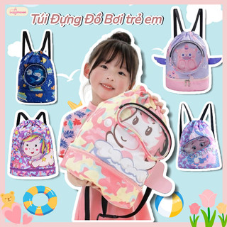 Túi Đựng Đồ Bơi trẻ em, Thiết Kế Ngăn Khô,Dung Lượng Lớn Cho Bé Đi Bơi,Du Lịch Biển,chống nước,Có Ngăn Giày