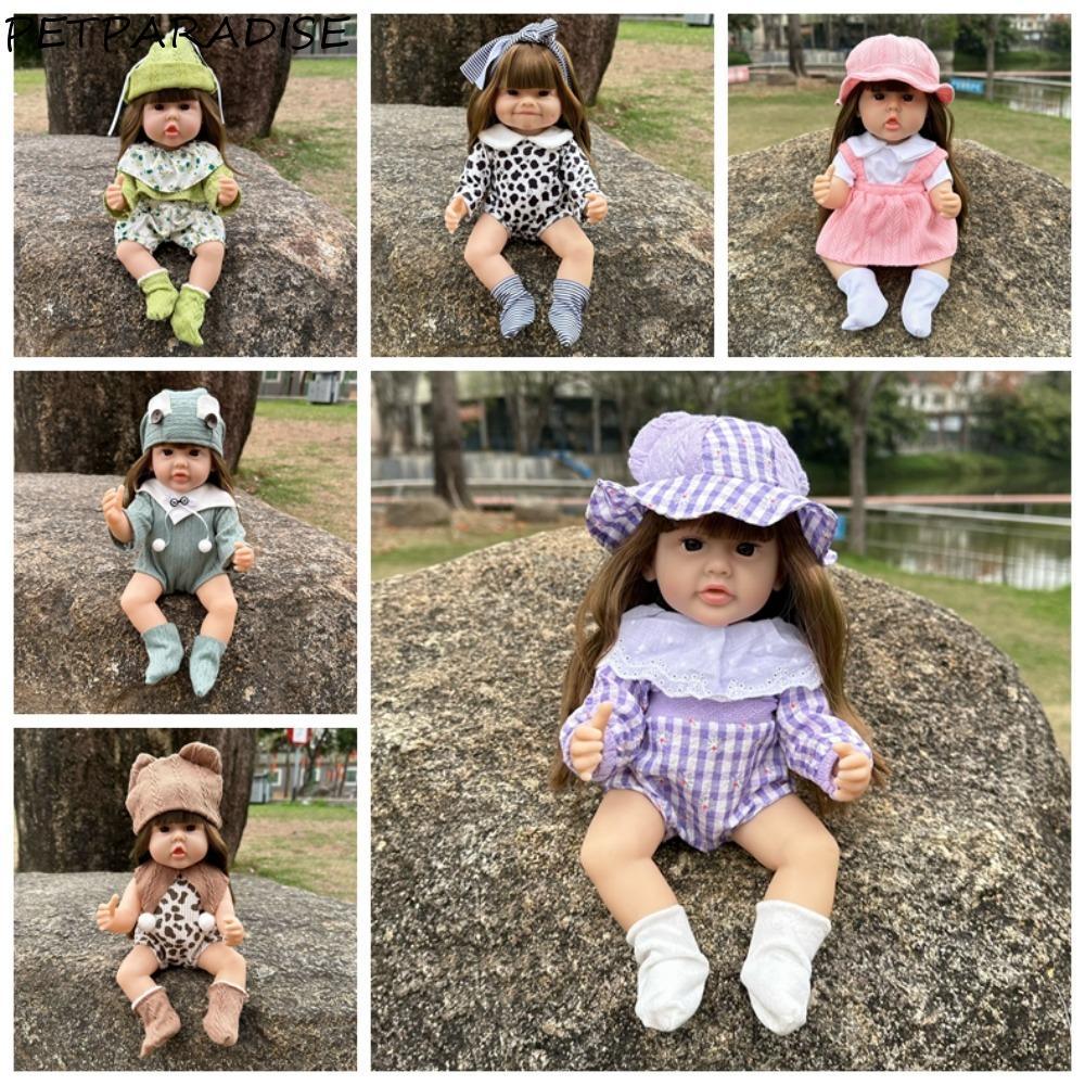 Đồ chơi búp bê trẻ em PETPARADISE, Búp bê bé gái 30CM Giả búp bê bé gái, Búp bê Bjd dễ thương Silico
