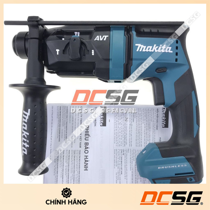 Máy khoan bê tông dùng pin 18V Makita DHR182Z (thân máy tách bộ) [ DCSG ]