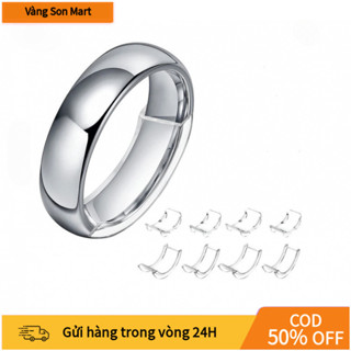 【Son】Bộ 8 Miếng Đệm Silicon Điều Chỉnh Nhẫn - Chất Liệu Trong Suốt Vô Hình - Phù Hợp Cho Nữ Giới