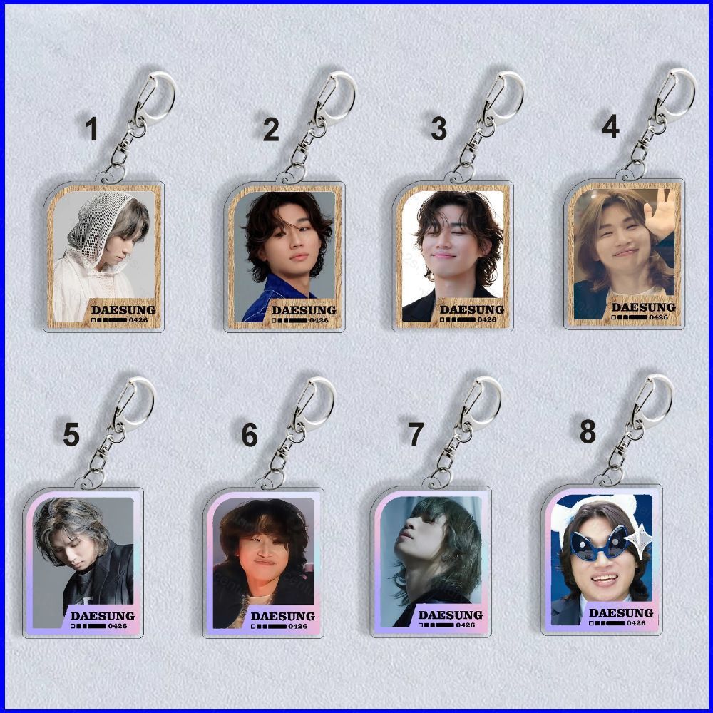 G2P BIGBANG Acrylic Móc Khóa DAISUNG Mặt Dây Chuyền TOUR Ds WAVE IN HONG KONG Phụ Kiện KPOP Stars Ng
