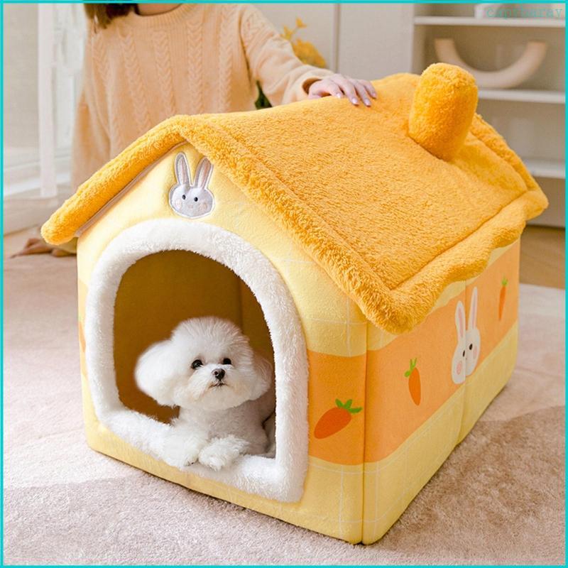 Cats House Bed for Indoor Cats Small Dog Warm Bed House Condo Puppy Tent Bed