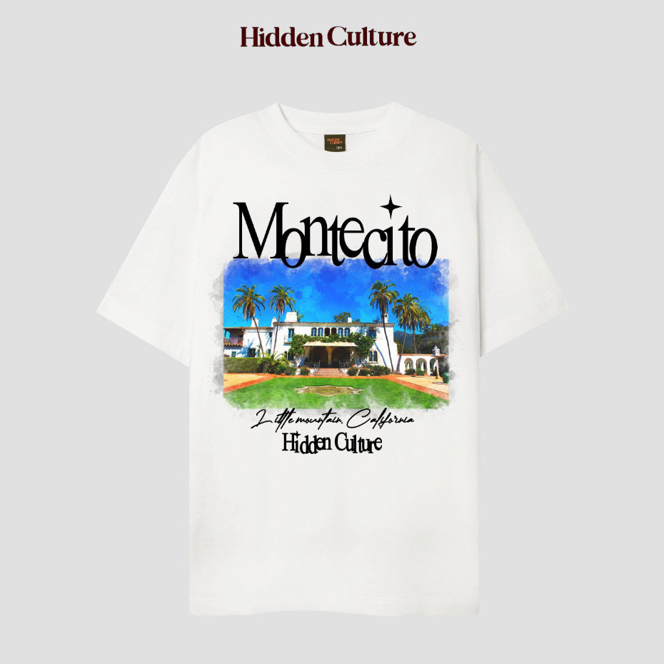 Áo Thun Oversize Hidden Culture - MONTECITO T-SHIRT - White