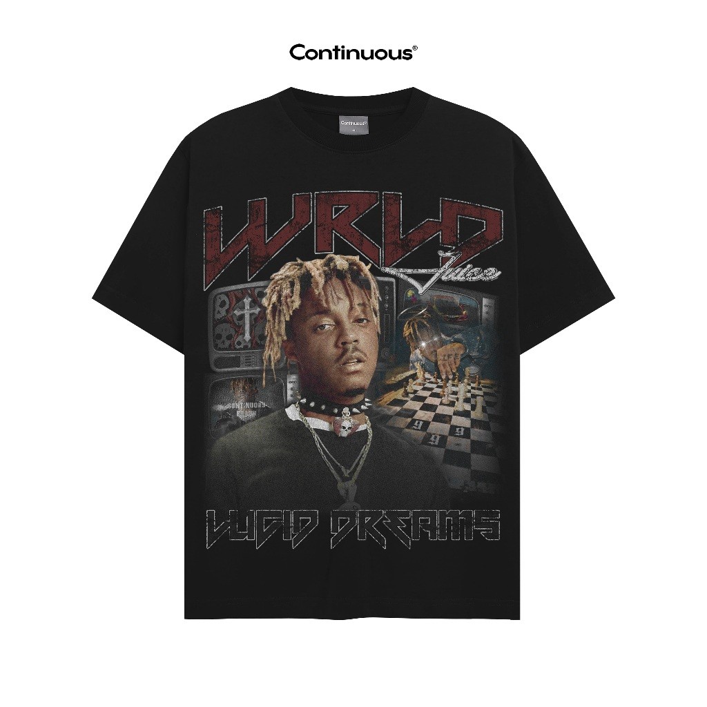 Áo thun Continuous - CTNS - JUICE WRLD/ Black