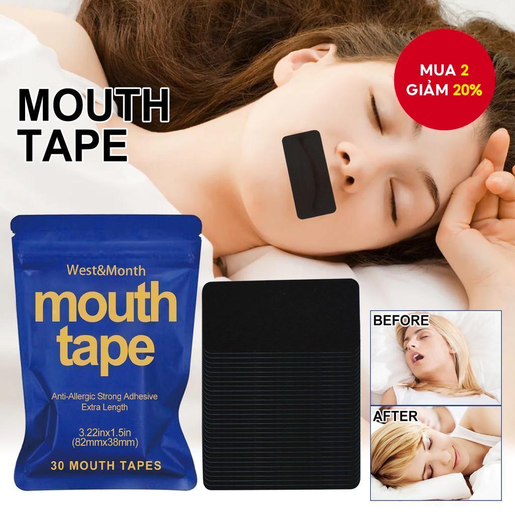 Miếng dán ngủ Tây & Tháng 30 miếng dán ngủ chống ngáy 24 giờ Giấc ngủ ngon