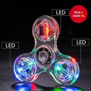  Con quay LED Fidget Spinner phát sáng, con quay tay phát sáng trong bóng tối, đồ chơi giảm căng thẳng EDC.