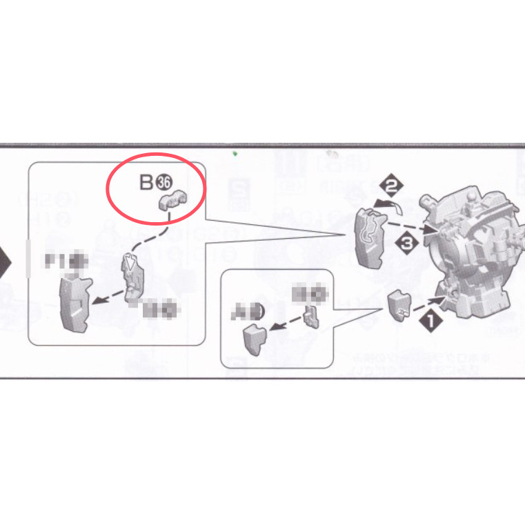 CA MG DYNAMES B36 Phụ tùng kim loại thay thế