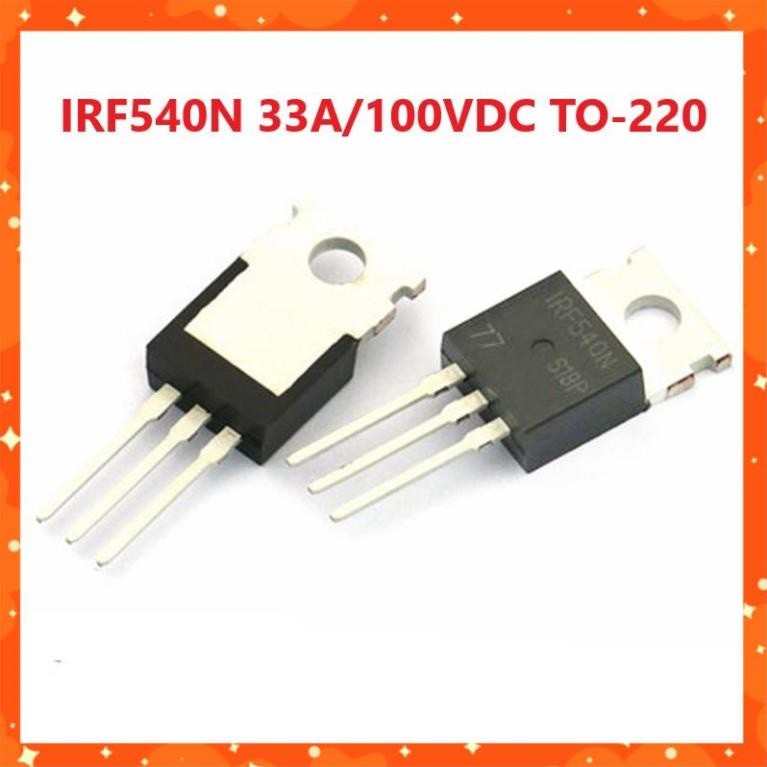 Mosfet Kênh N IRF540 IRF540N 33A/100VDC TO-220