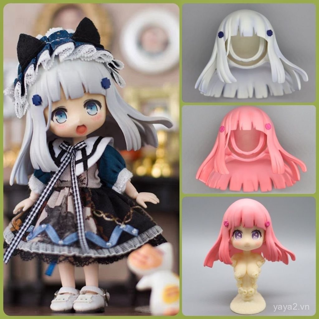 Ob11 Bé Đầu GSC Nendoroid Tóc Trang Điểm Mặt Bé GSc Tóc Đa Năng Có Thể Tháo Rời Đầu Vỏ GSc Ban Nhạc 