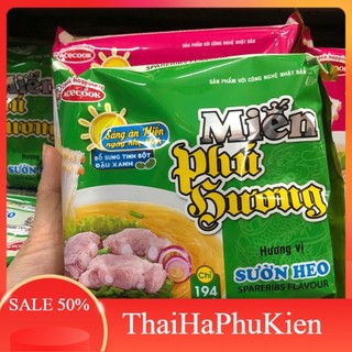 (Combo 10) Gói Miến Phú Hương Sườn Heo/Thị Bằm 55g