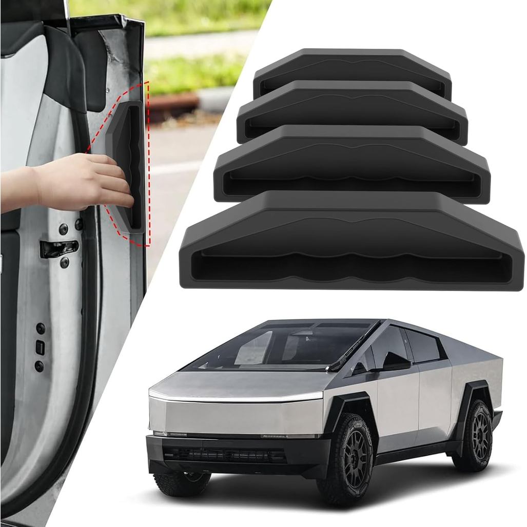 Tay nắm cửa ô tô Tương thích với Tesla Cybertruck 2023 2024 2025 Chống vân tay, Phụ kiện chống vân t