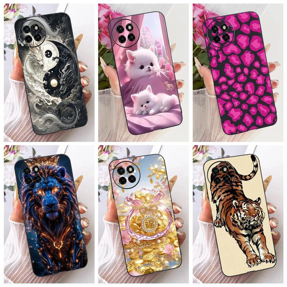 Ốp Cho Itel S23 S23 + Ốp Điện Thoại ITEL S665L S681LN Ốp Lưng Hoạt Hình Dễ Thương Động Vật Rồng Sư T