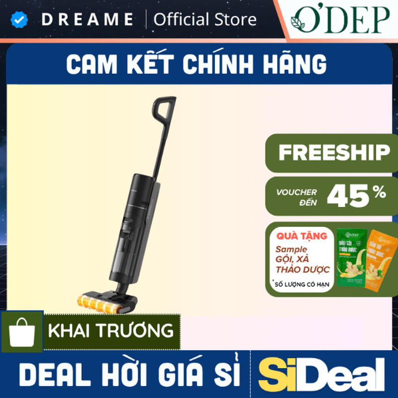 Máy Lau Sàn Hút Bụi Không Dây Cầm Tay Dreame H12 Pro/ H12 FlexReach - Bản quốc tế - BH 24 tháng - SI