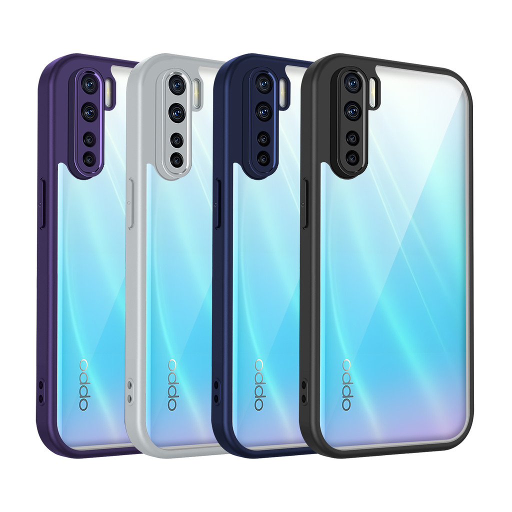 Ốp lưng OPPO A91 Vỏ trong suốt mờ sang trọng cho Ốp điện thoại OPPO A91