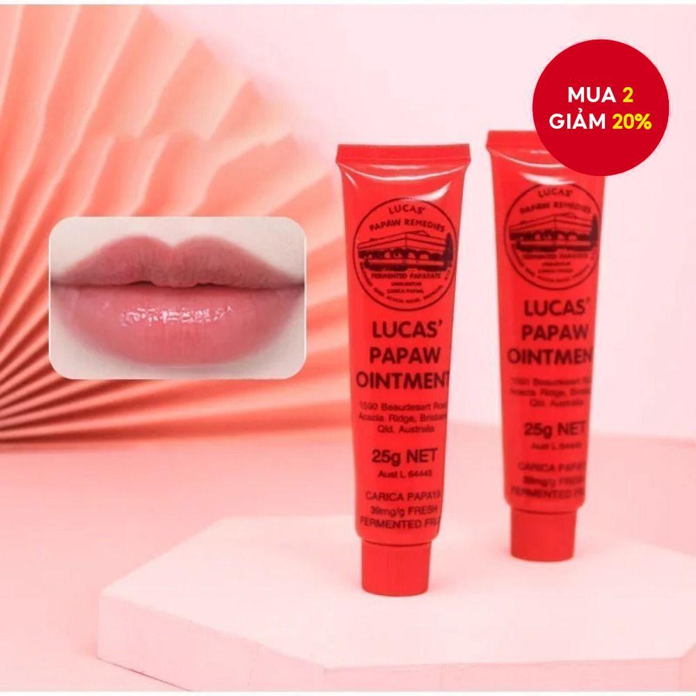 Lucas Papaya Balm Lip Balm Papaya Skin Repair Cream Acne Treatment Scalm Treatment Balm 25g-25g
