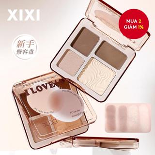  Bảng phấn tạo khối Xixi với kết cấu bột mịn hoàn thiện mờ tự nhiên chống nước chống mồ hôi và lâu trôi. 