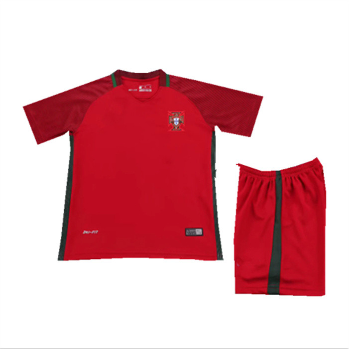 Áo sơ mi thể thao retro Bồ Đào Nha cho bé, size 16-28