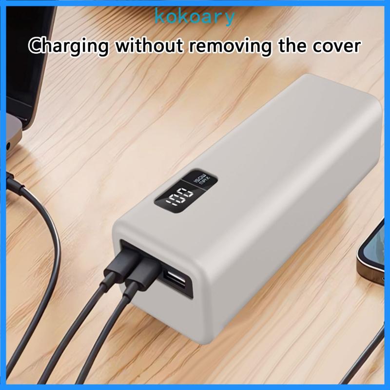 Ốp Silicon Mềm KOK Cho 15 20000mAh PB200P Ngân Hàng Năng Lượng Chống Sốc Silicon Bảo Vệ Vỏ Chống Sốc