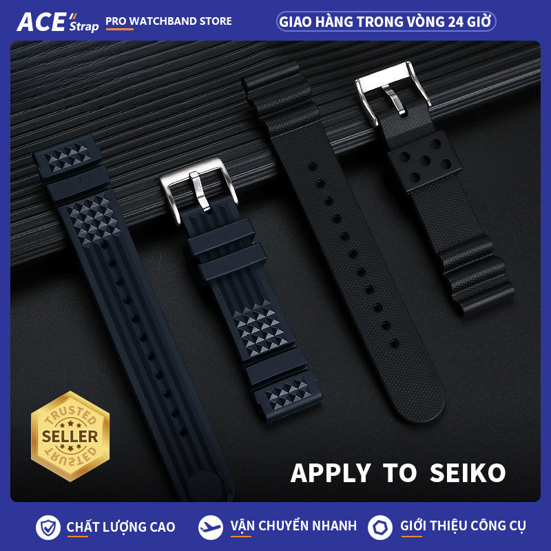 Áp dụng cho SEIKO PROSPEX 62MAS Heritage SLA017 SLA037 SLA025 20mm 22mm Dây đeo đồng hồ thay thế sil