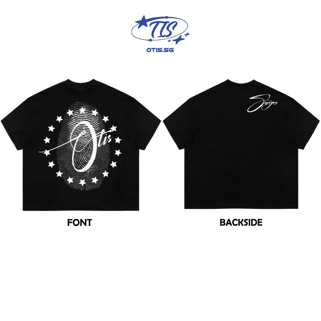 (COD) Áo Thun BOXY - OTIS.SG - OTIS STAR - 100 Cotton 2C 280gsm.