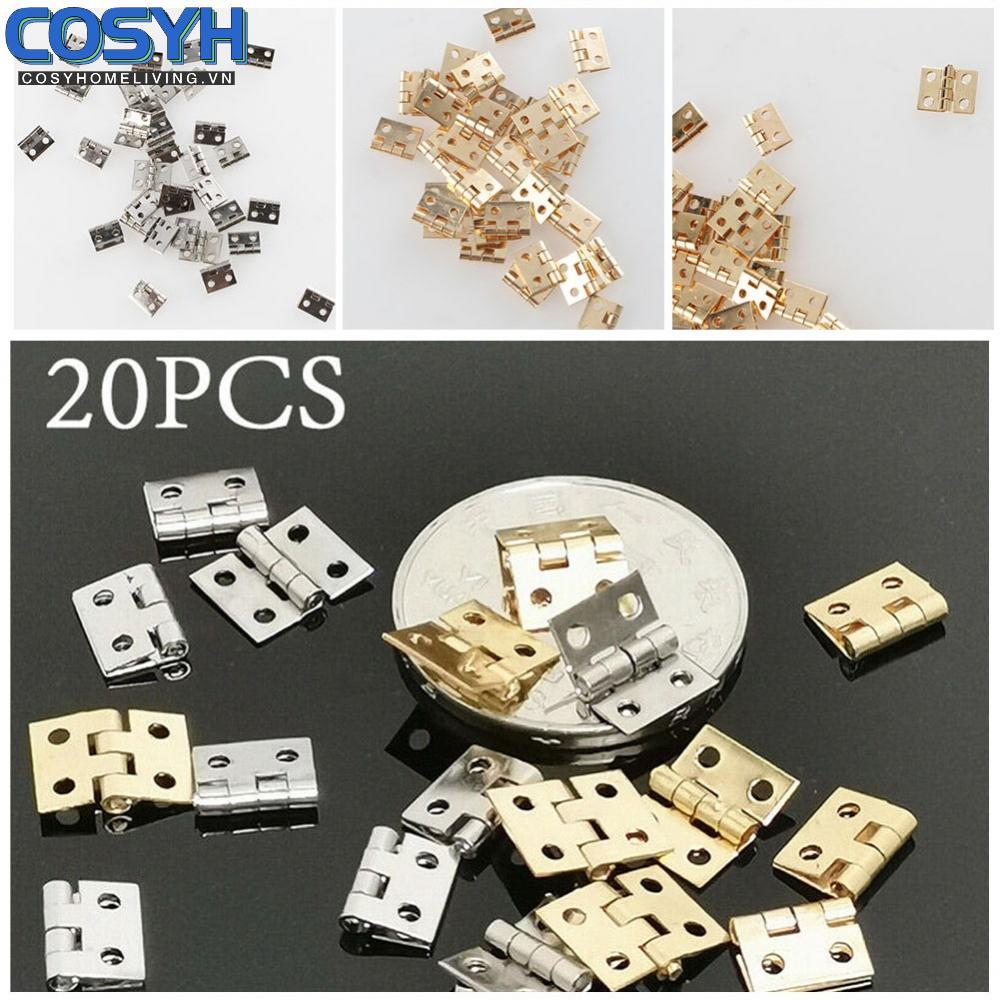 <cosyh>Mini Hinges Small Hinges Home Hardware House Furniture Accessory Jewellery Box