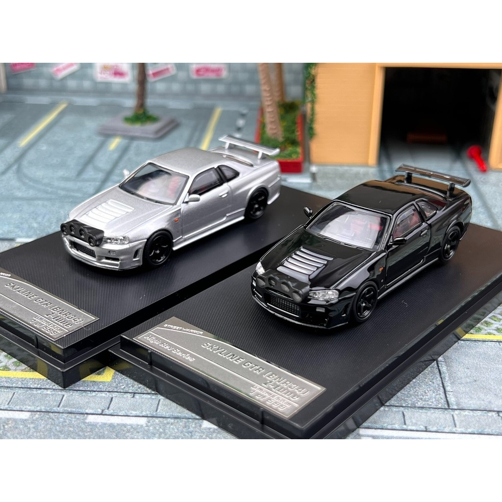 Hàng sẵn có SW 1: 64 Nissan Skyline Skyline GTR R34 Mẫu xe hợp kim