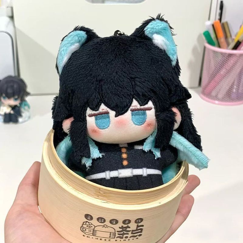 Demon Slayer: Kimetsu no Yaiba Muichiro Tokito Móc khóa sang trọng 10cm – Bộ sưu tập đáng yêu kèm kẹ