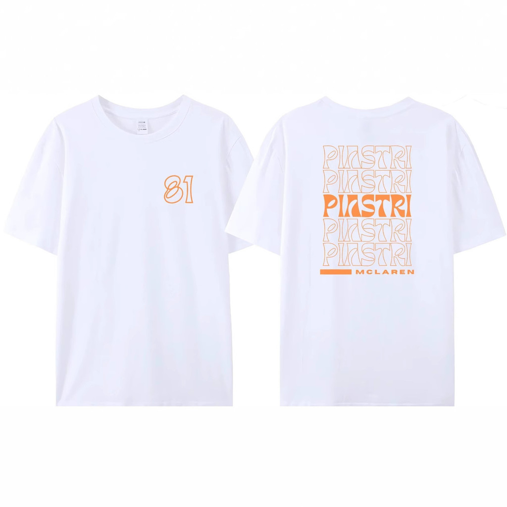Áo thun nam 81 chữ mới F-1 Oscar Piastri