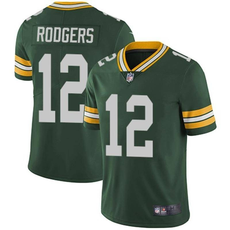 Nam NFL Green Bay Packers Aaron Rodgers Green Limited Football Game Team Jersey