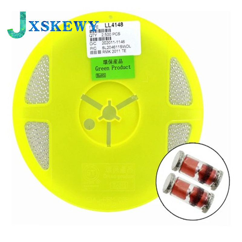 2500 Chiếc Mới Chính Hãng LL4148 LL-34 SMD 1N4148 IN4148 Chuyển Đổi Tốc Độ Cao