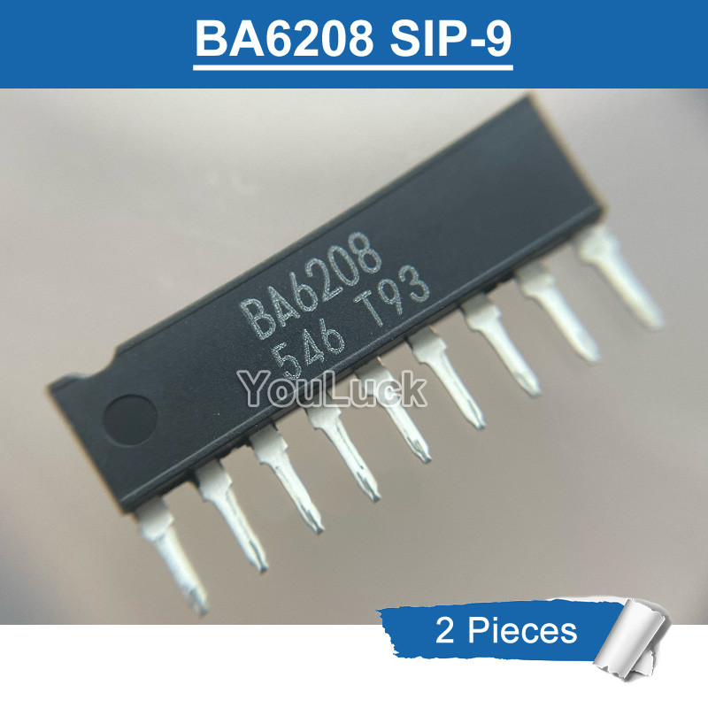 2 chiếc BA6208 SIP-9 Chip điều khiển động cơ đảo ngược IC Mới Chính hãng