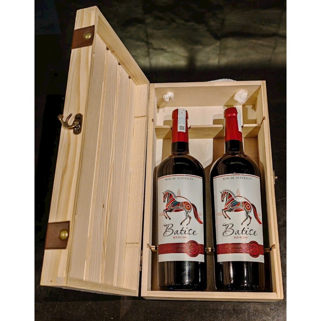 Set quà tặng rượu vang Úc Batise (mix vang trắng, đỏ) - HG2 thanh nan