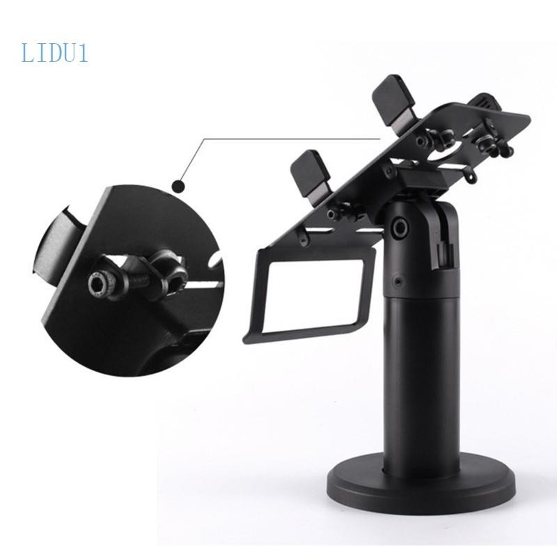 Lidu1 360 Degree Holder Stand Reliable Metal Pos Machine Stand Cash Register Stand Cashier Counter S