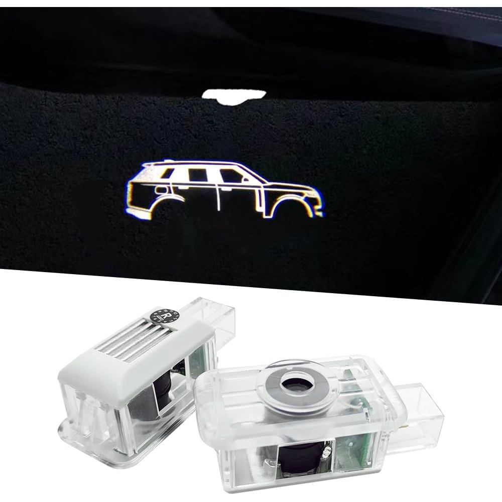 2 Chiếc Đèn Led Cửa Ô Tô Logo Máy Chiếu Tương Thích Cho Range Rover L460 2022-nay Bóng Ma Thế Hệ Thứ