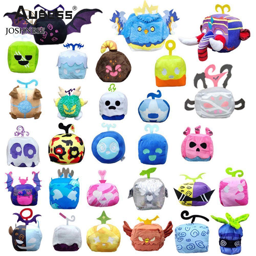 HUlinlia New Devil Fruit Toy Blox Fruit Game Around Box Plush Doll Soft Cute Doll 【searson】