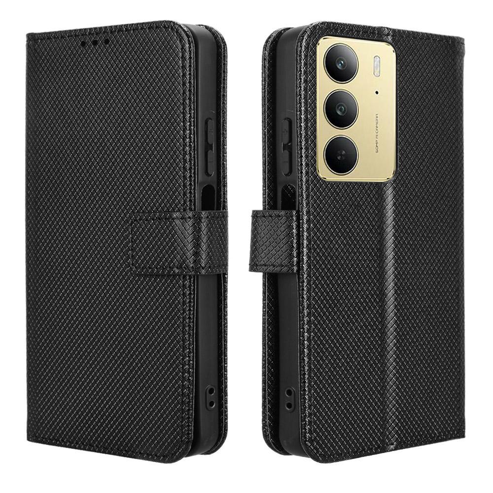 Flip Case Cho Realme P3 lite P3lite RMX5300 Ốp Lưng Ví Da PU Ốp Lưng Khe Cắm Thẻ Đứng Ốp lưng