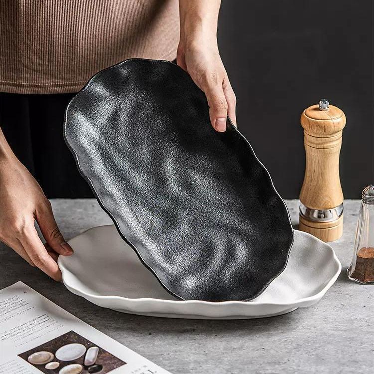 Đĩa Cá Hấp Đĩa Cá Hộ Gia Đình Ánh Sáng Sang Trọng Đĩa Cá Cao Cấp Đĩa Sáng Tạo Lò Nướng Có Đĩa Cá Đĩa