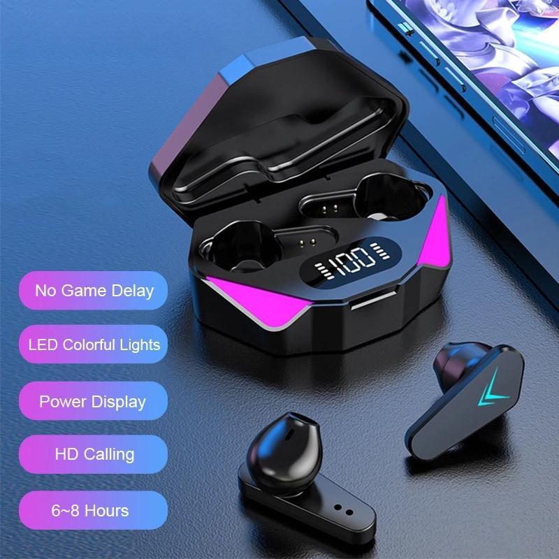 Tai nghe không dây X15 Pro 5.3 Tai nghe Bluetooth Tai nghe có độ trễ thấp Tai nghe chơi game Esports