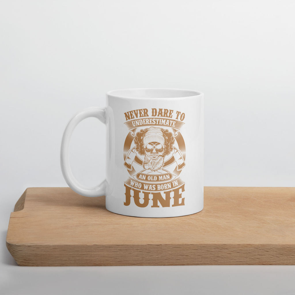 Cốc cà phê Cooler King OLD MAN JUNE 11-15 Ounce Thích hợp cho trà và quà tặng. Quà lưu niệm
