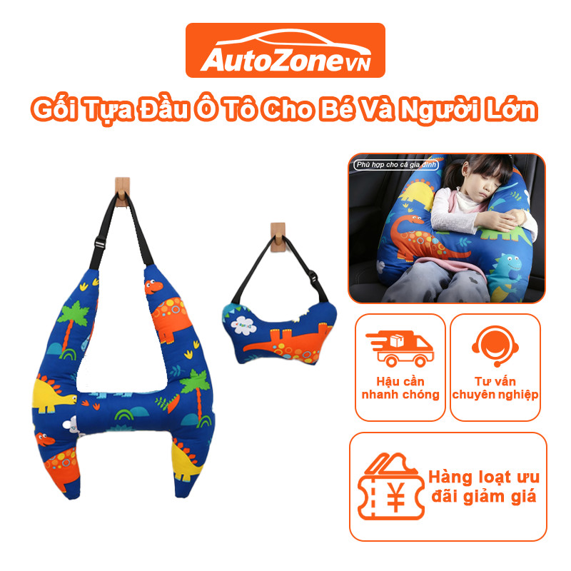 Gối Tựa Đầu Ô Tô Cho Bé Và Người Lớn – Gối Chữ H Chống Nghẹo Cổ Ngủ Ngon, Mềm Mại An Toàn Khi Đi Xe