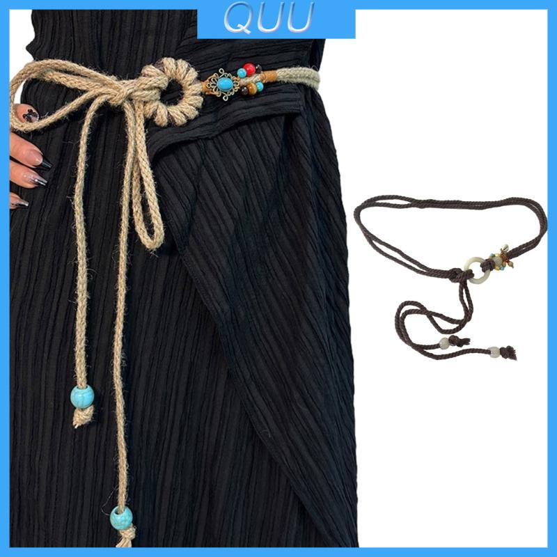 Bohemian Handmade Braided Waist Rope for Women Multi-type Ladies Dress Belt