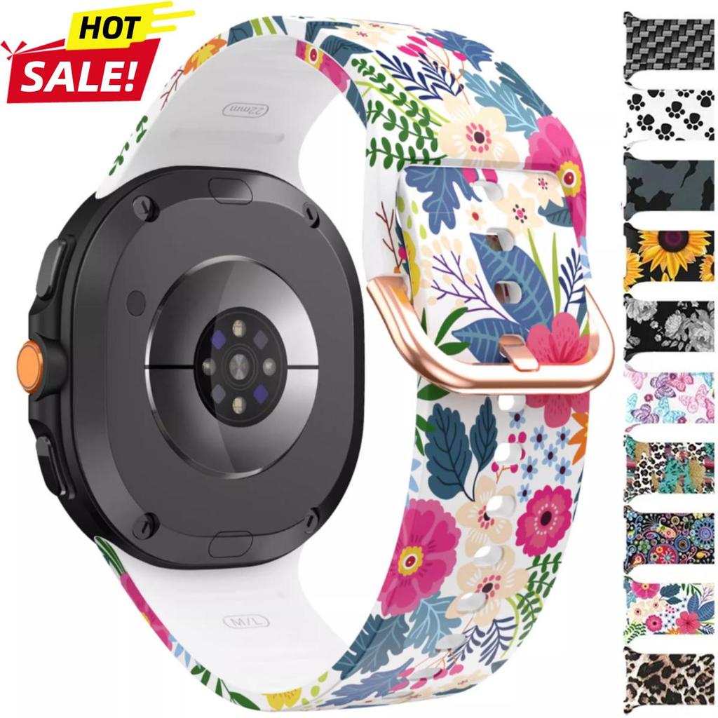 In Dây Đeo Silicon Cho Samsung Watch 8 / Watch 8 Classic 46mm 44 / 40mm Thay Thế Không Khoảng Cách D