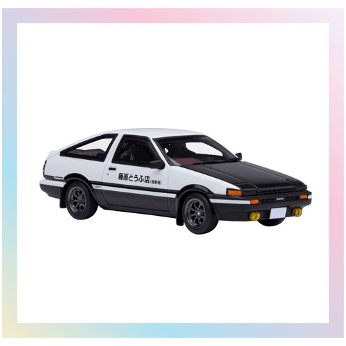 【Trực tiếp từ Nhật Bản】AUTOart 1/64 Toyota Sprinter Trueno (AE86) 'Initial D' Project D phiên bản cu