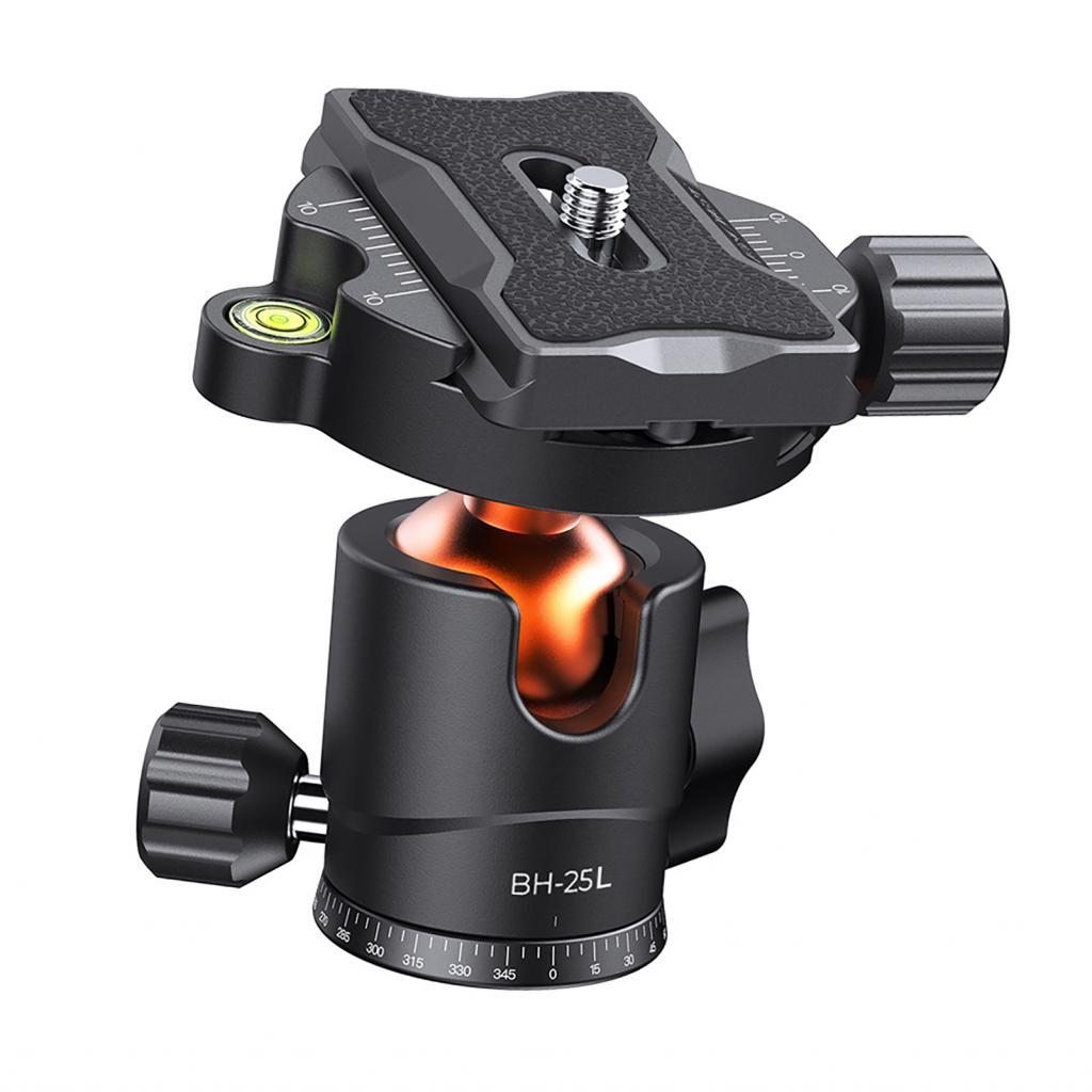 Bộ chuyển đổi giá đỡ ba chân Ballhead Đầu bóng lớn 25mm có tấm tháo nhanh Đầu nối vít 1/4 inch Hợp k