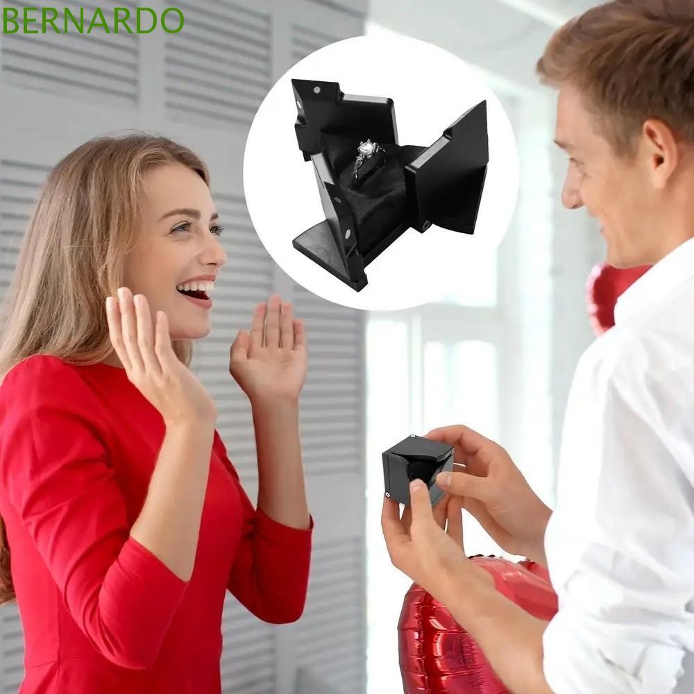 Hộp nhẫn hình khối động BERNARDO1, Hộp nhẫn xoay gấp in 3D, Hộp nhẫn năng lượng biến hình xoay mát m