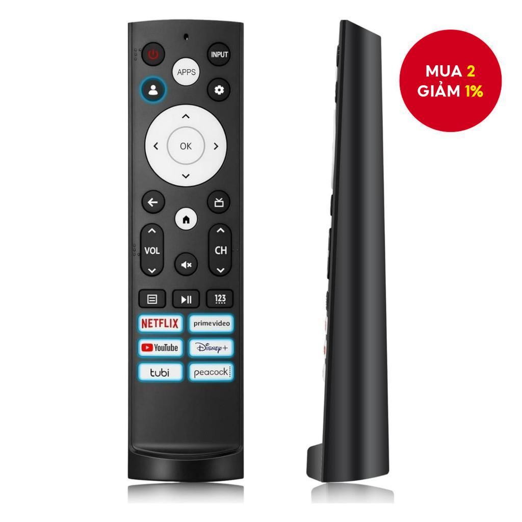 Thay thế Điều khiển từ xa đa năng cho TV Smart Google Hisense TV 2018-2024 Mẫu không có chức năng gi