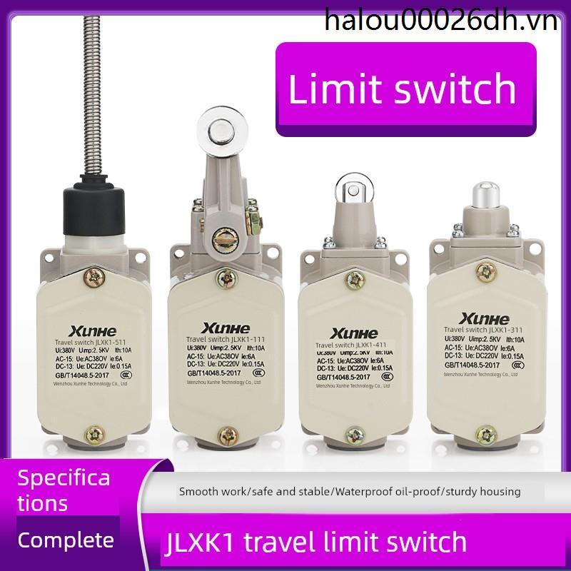 Công tắc du lịch JLXK1-111 JLXK1-411 Công tắc giới hạn vỏ nhôm 311 Tự đặt lại Bộ giới hạn Micro-Driv